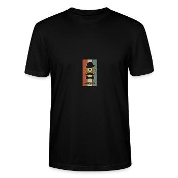 Mason - Stanley/Stella CRAFTER Unisex Organic T-Shirt - black - Front - Alina (178cm) & Michal (187cm)