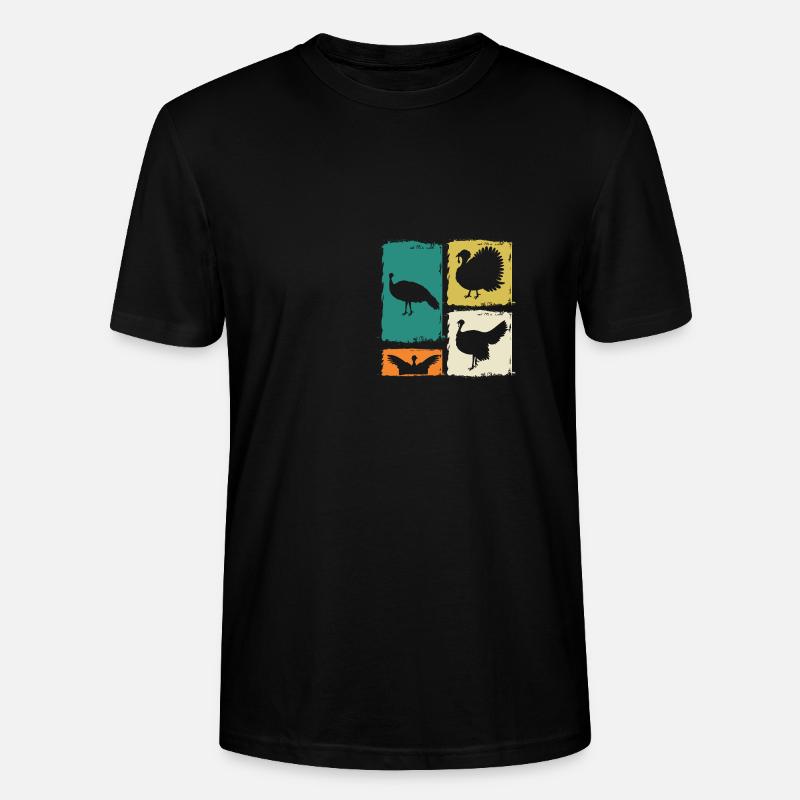 Truthahn - Stanley/Stella Unisex Bio-T-Shirt CRAFTER - Schwarz