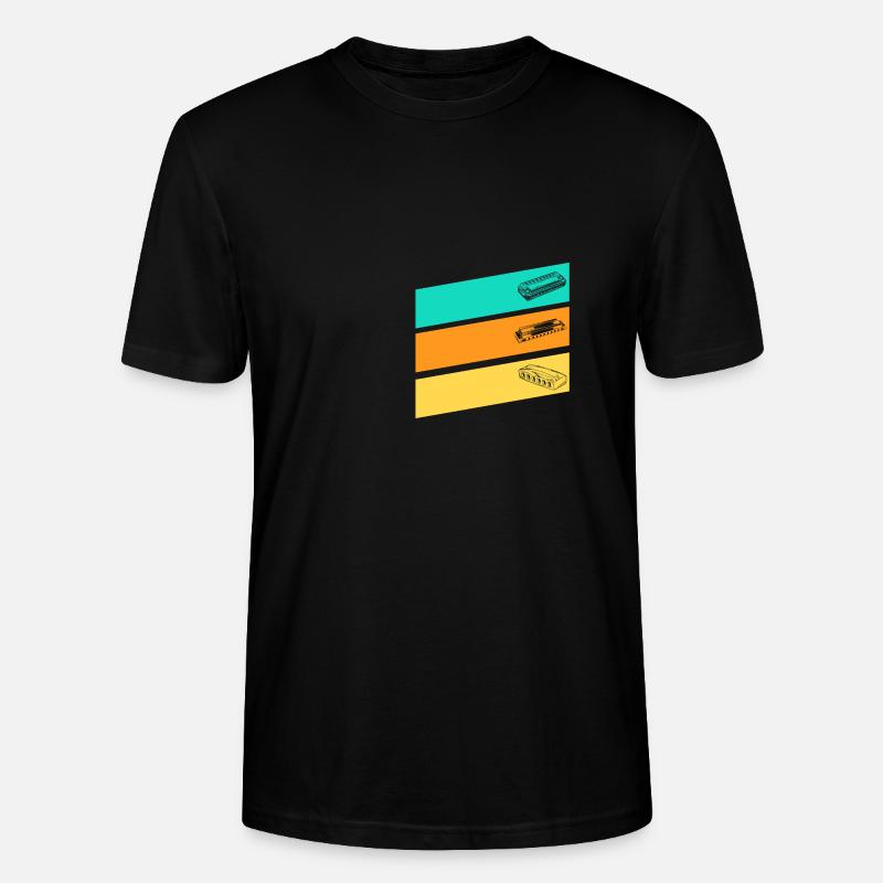 Harmonica Harmonica - Stanley/Stella CRAFTER Unisex Organic T-Shirt - black
