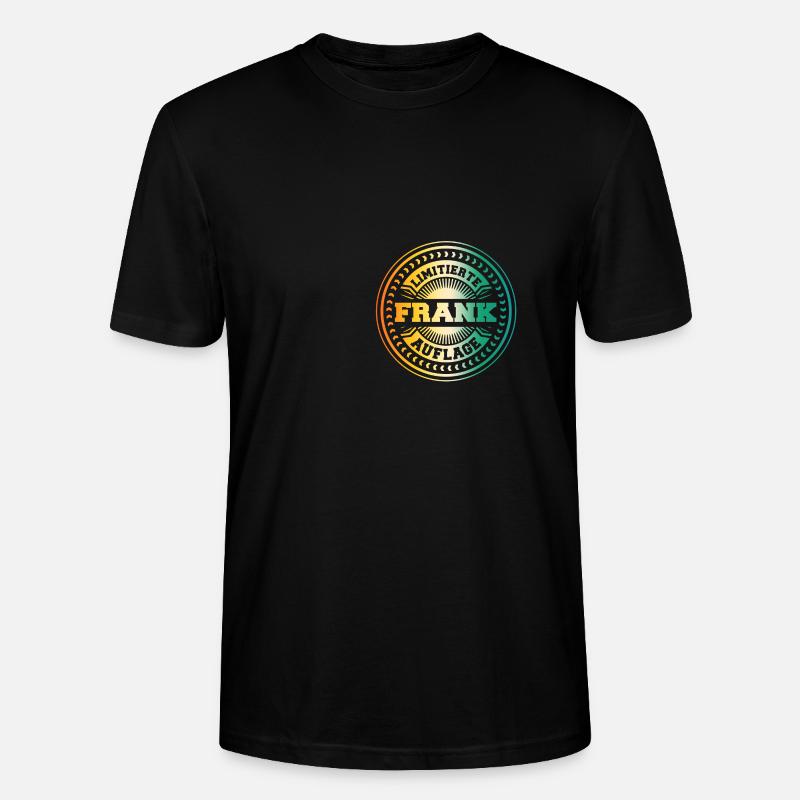 Frank - Stanley/Stella Unisex Bio-T-Shirt CRAFTER - Schwarz