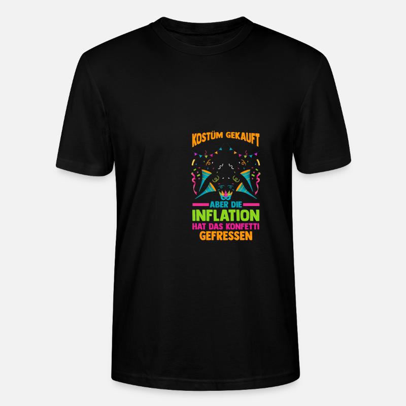 Costume de carnaval Carnaval - T-shirt bio CRAFTER Stanley Stella Unisexe - noir