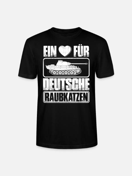 Panzer - Deutsche Raubkatzen - Panzerfahrer - Stanley/Stella Unisex Bio-T-Shirt CRAFTER - Schwarz