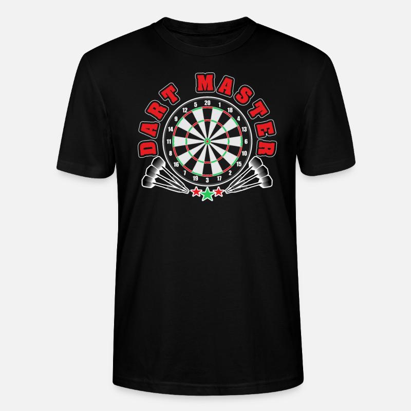 Dart Pfeil Darts - Stanley/Stella Unisex Bio-T-Shirt CRAFTER - Schwarz