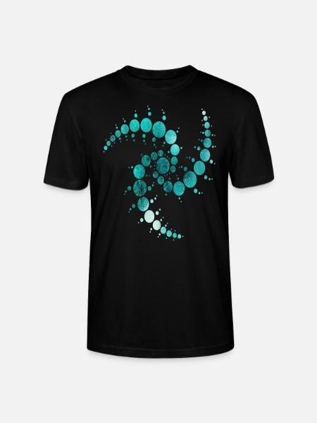 Crop circles - Stanley/Stella CRAFTER Unisex Organic T-Shirt - black