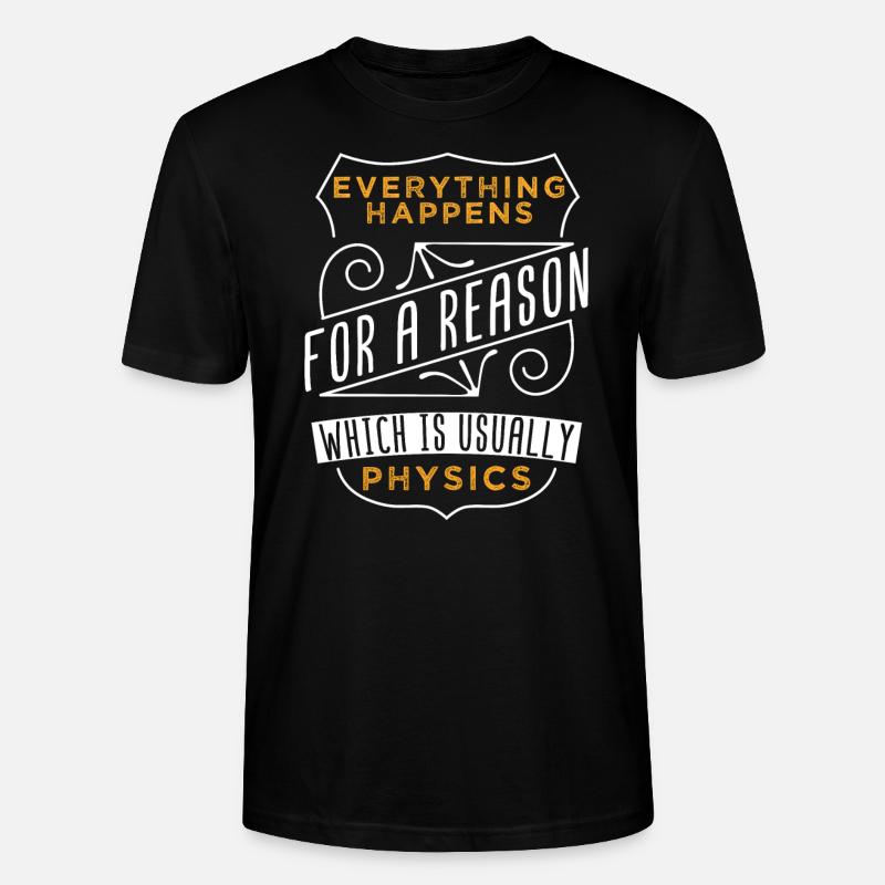 Physik - Stanley/Stella Unisex Bio-T-Shirt CRAFTER - Schwarz