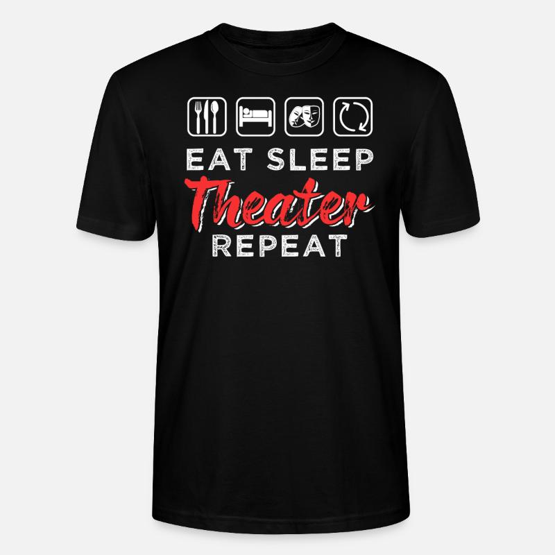 Theater - Stanley/Stella Unisex Bio-T-Shirt CRAFTER - Schwarz