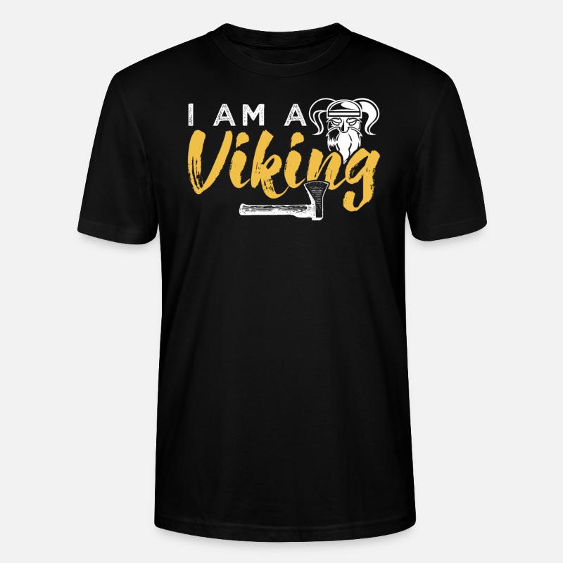 Wikinger - Stanley/Stella Unisex Bio-T-Shirt CRAFTER - Schwarz