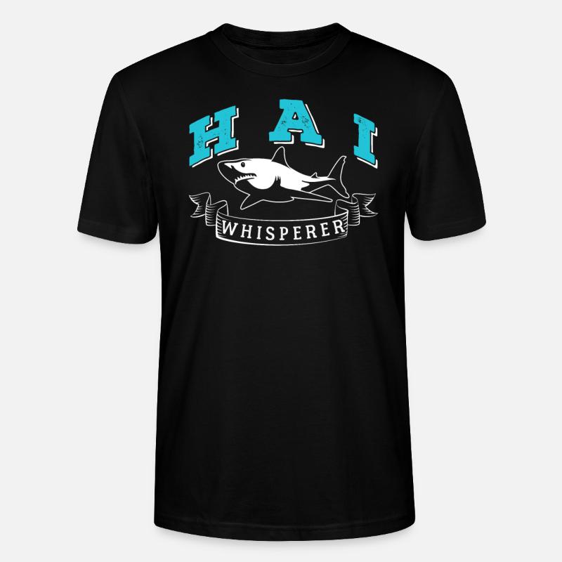 Requins - T-shirt bio CRAFTER Stanley Stella Unisexe - noir