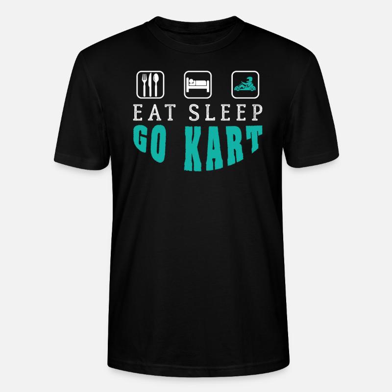 Go Kart - Stanley/Stella Unisex Bio-T-Shirt CRAFTER - Schwarz