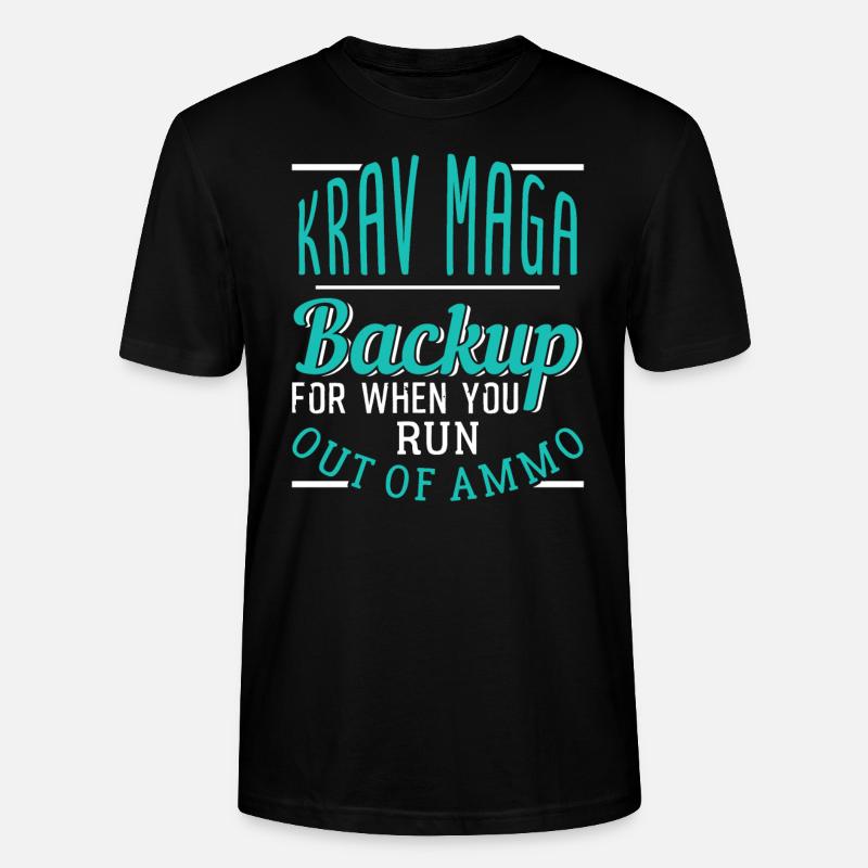 Krav Maga - Stanley/Stella Unisex Bio-T-Shirt CRAFTER - Schwarz