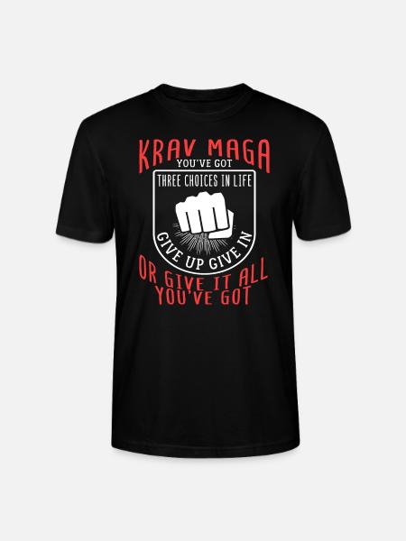 Krav Maga - Stanley/Stella CRAFTER Unisex Organic T-Shirt - black