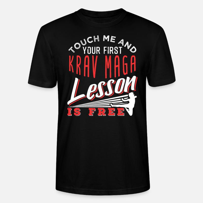Krav Maga - Stanley/Stella CRAFTER Unisex Organic T-Shirt - black