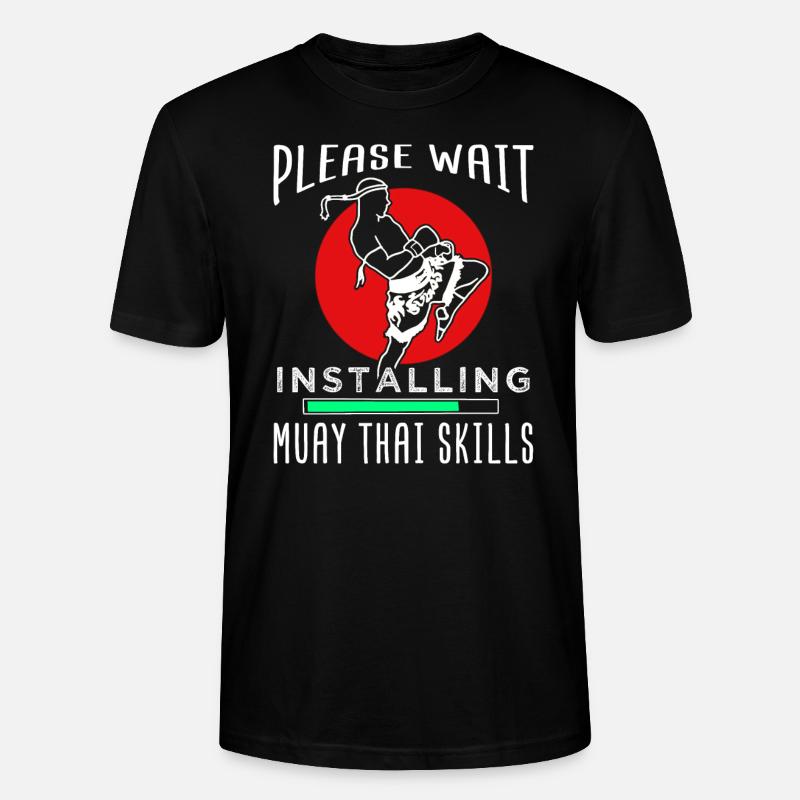 Muay Thai - Stanley/Stella Unisex Bio-T-Shirt CRAFTER - Schwarz