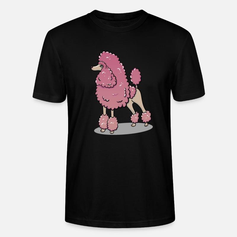 Pudel - Stanley/Stella Unisex Bio-T-Shirt CRAFTER - Schwarz