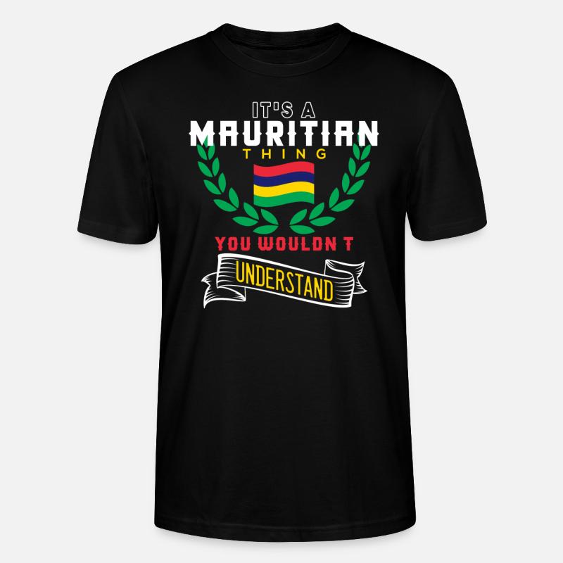 Mauritius - Stanley/Stella Unisex Bio-T-Shirt CRAFTER - Schwarz