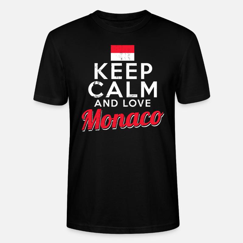 Monaco - Stanley/Stella Unisex Bio-T-Shirt CRAFTER - Schwarz