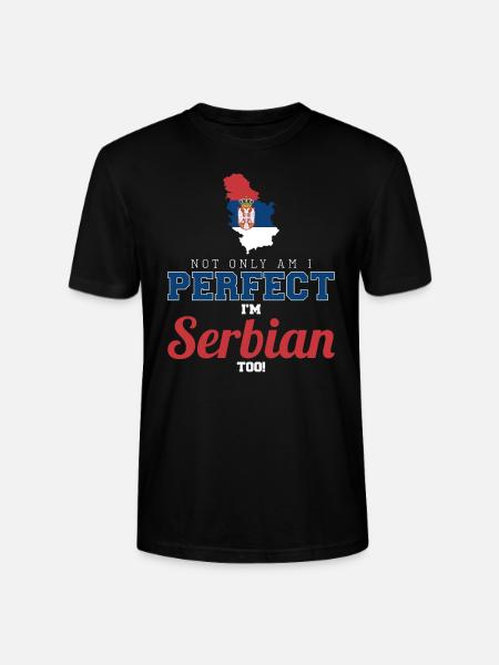 Serbien - Stanley/Stella Unisex Bio-T-Shirt CRAFTER - Schwarz