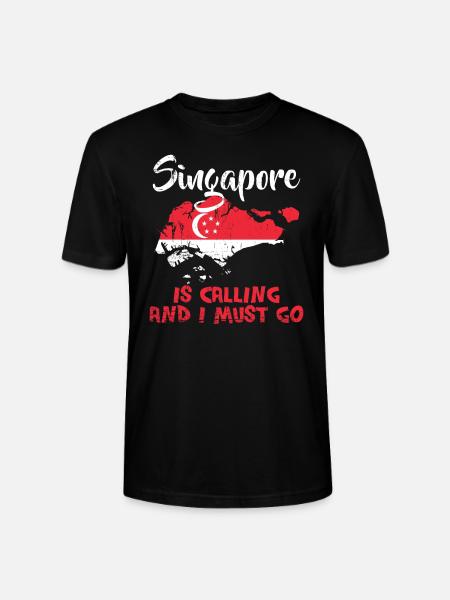 Singapur - Stanley/Stella Unisex Bio-T-Shirt CRAFTER - Schwarz