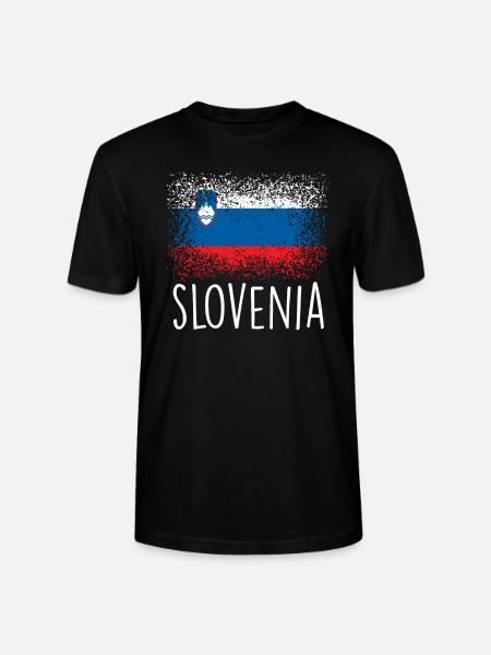 Slowenien - Stanley/Stella Unisex Bio-T-Shirt CRAFTER - Schwarz