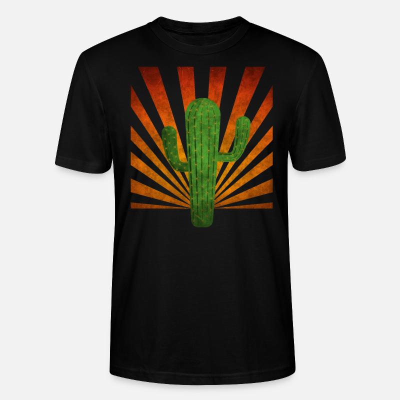 Cactus - T-shirt bio CRAFTER Stanley Stella Unisexe - noir