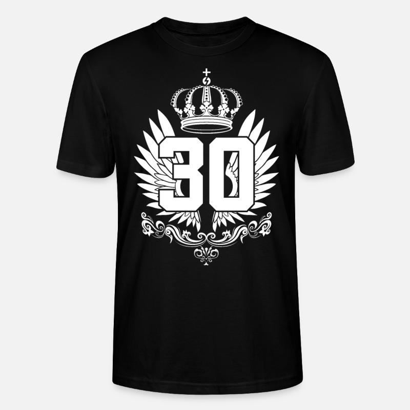 30E ANNIVERSAIRE 30 ANS - T-shirt bio CRAFTER Stanley Stella Unisexe - noir