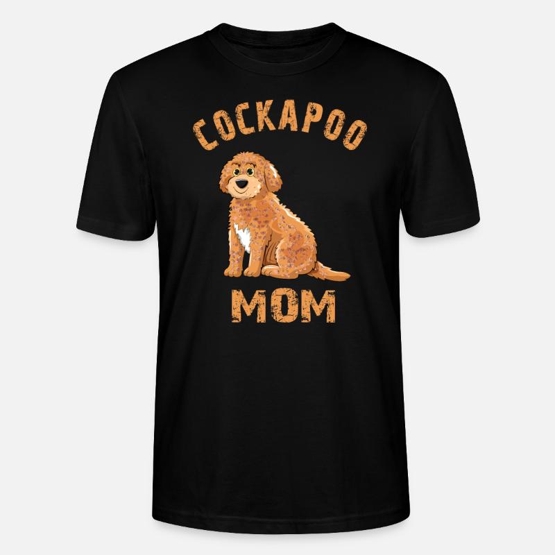 Cockapoo Mom - Stanley/Stella CRAFTER Unisex Organic T-Shirt - black