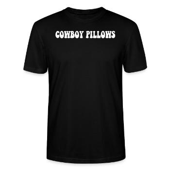 Cowboy Pillows - Stanley/Stella CRAFTER Unisex Organic T-Shirt - black - Front - Alina (178cm) & Michal (187cm)