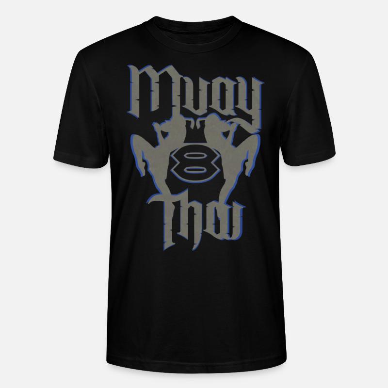 Muay Thai Kickboxen - Stanley/Stella Unisex Bio-T-Shirt CRAFTER - Schwarz