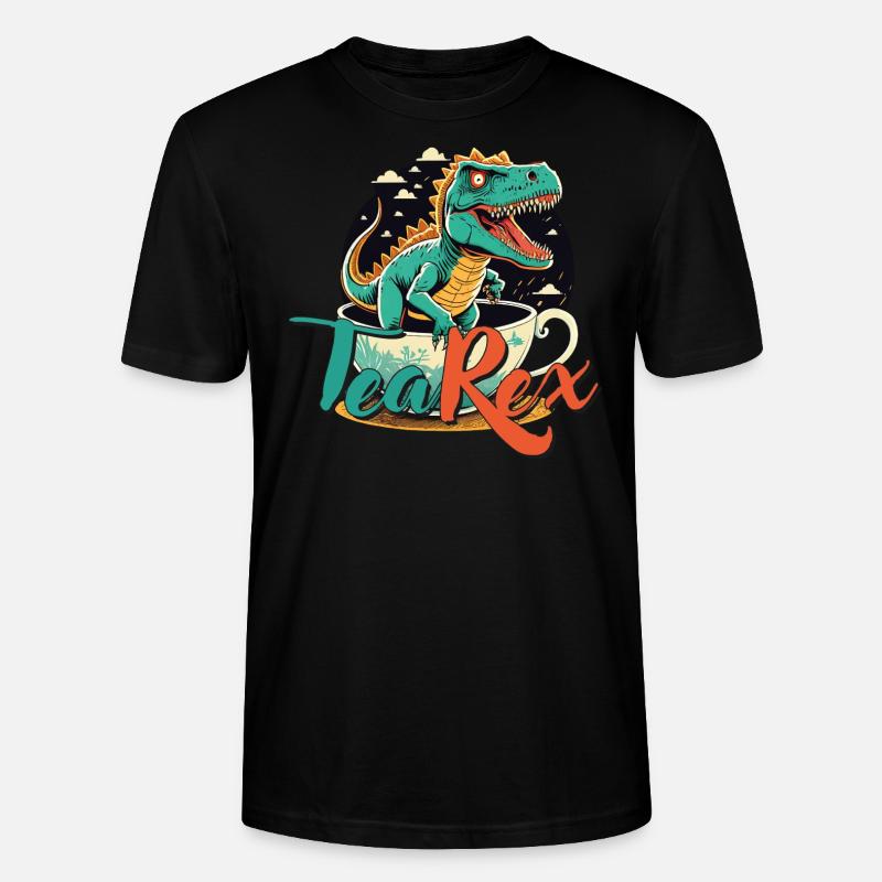 TeaRex - Stanley/Stella Unisex Bio-T-Shirt CRAFTER - Schwarz
