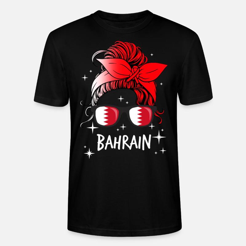 Bahrain - Stanley/Stella Unisex Bio-T-Shirt CRAFTER - Schwarz