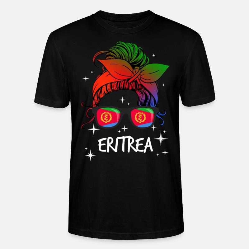 Erythrée - T-shirt bio CRAFTER Stanley Stella Unisexe - noir