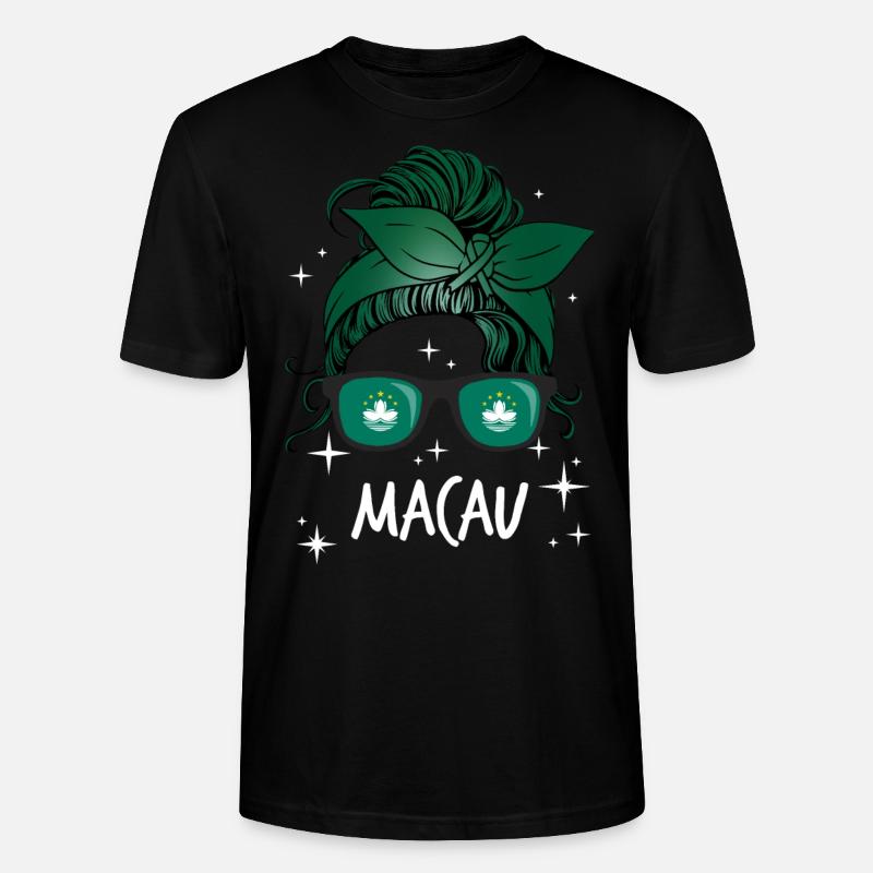 Macao - T-shirt bio CRAFTER Stanley Stella Unisexe - noir