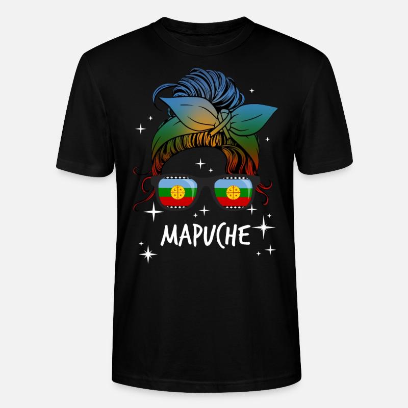 Mapuche - T-shirt bio CRAFTER Stanley Stella Unisexe - noir