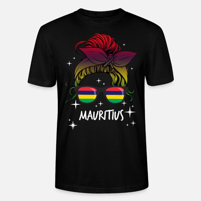 Mauritius - Stanley/Stella Unisex Bio-T-Shirt CRAFTER - Schwarz