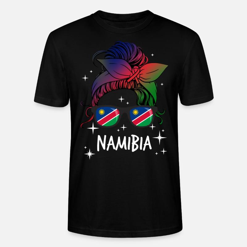 Namibia - Stanley/Stella Unisex Bio-T-Shirt CRAFTER - Schwarz