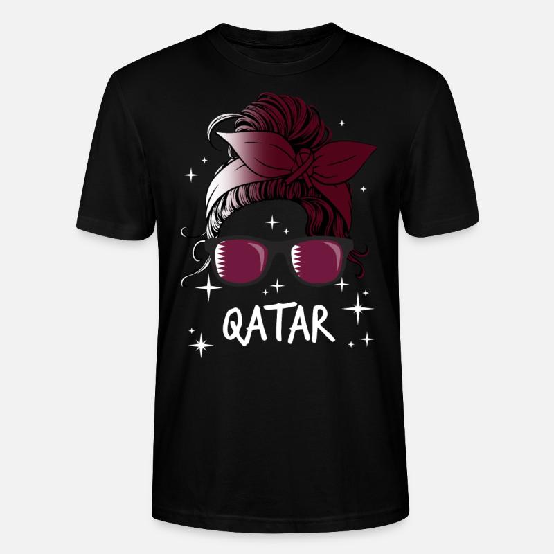 Katar - Stanley/Stella Unisex Bio-T-Shirt CRAFTER - Schwarz