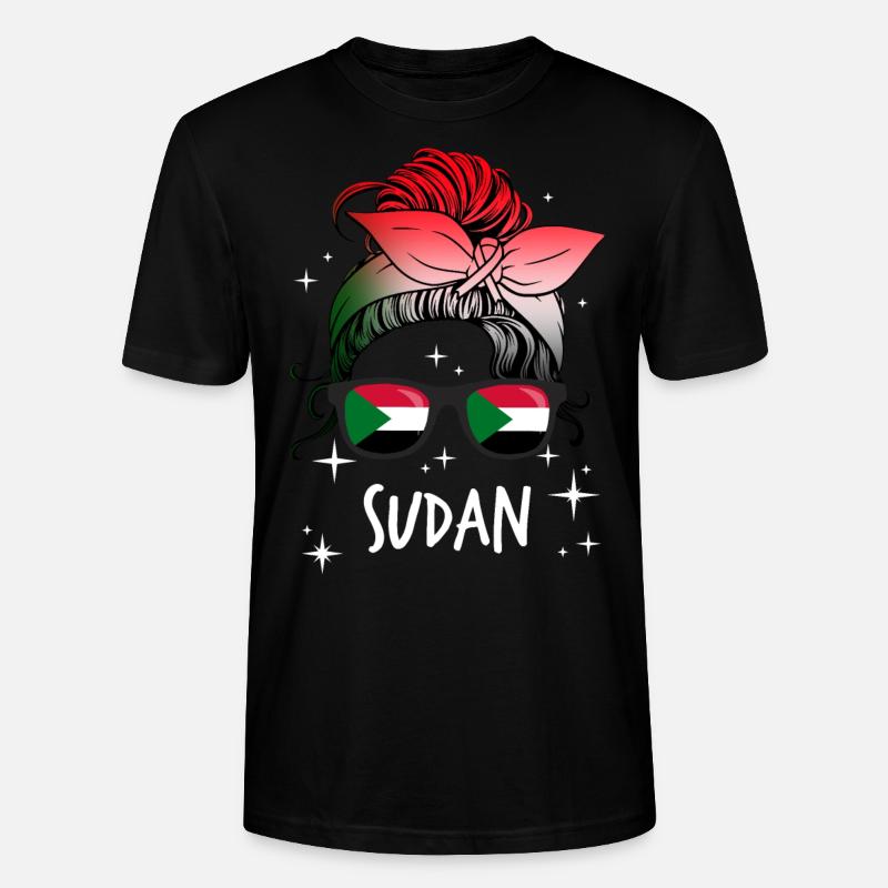 Sudan - Stanley/Stella Unisex Bio-T-Shirt CRAFTER - Schwarz