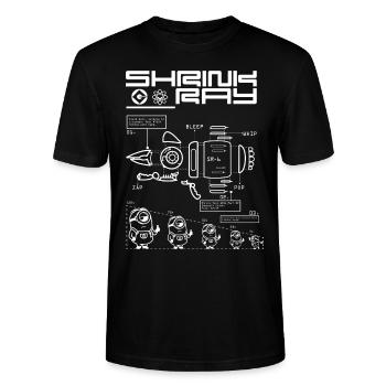 Minions Plan De Construction Pour Un Rétracteurs - T-shirt bio CRAFTER Stanley Stella Unisexe - noir - Devant - Alina (178cm) & Michal (187cm)
