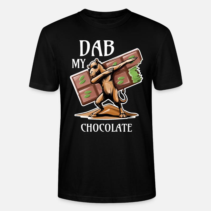 Dabbing Dromedar - Dubai Schokolade Geschenkidee - Stanley/Stella Unisex Bio-T-Shirt CRAFTER - Schwarz