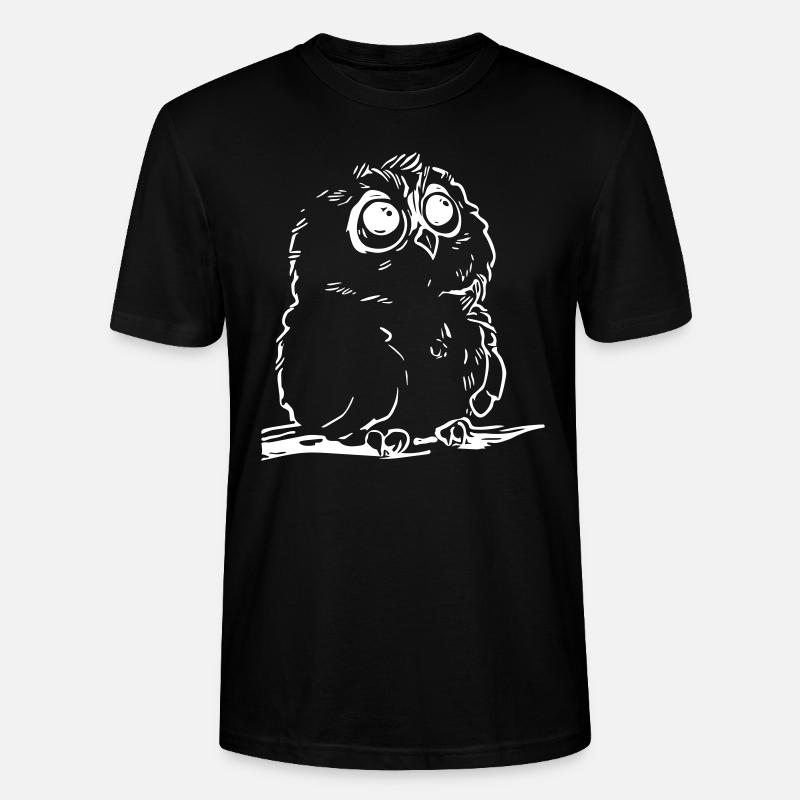 Chouette mignon - T-shirt bio CRAFTER Stanley Stella Unisexe - noir