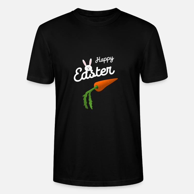 Easter Easter Happy Easter - Stanley/Stella CRAFTER Unisex Organic T-Shirt - black