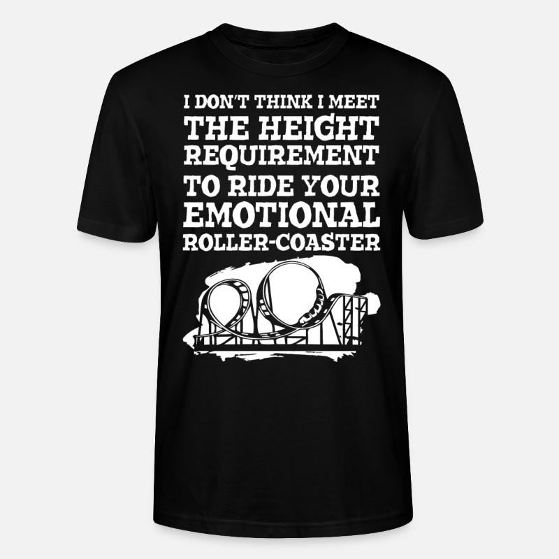Emotional Roller Coaster - Stanley/Stella Unisex Bio-T-Shirt CRAFTER - Schwarz