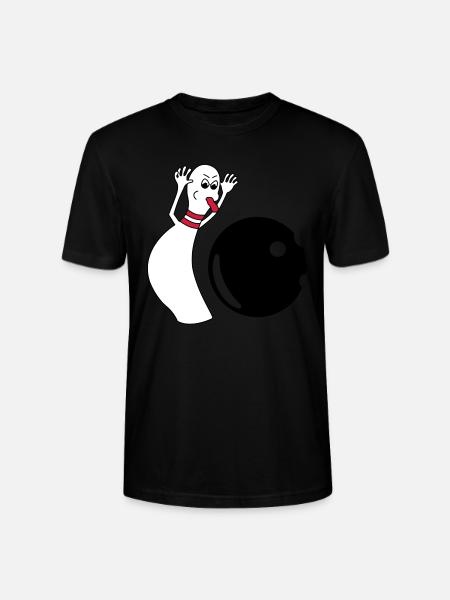 Bowling Pin - Stanley/Stella Unisex Bio-T-Shirt CRAFTER - Schwarz
