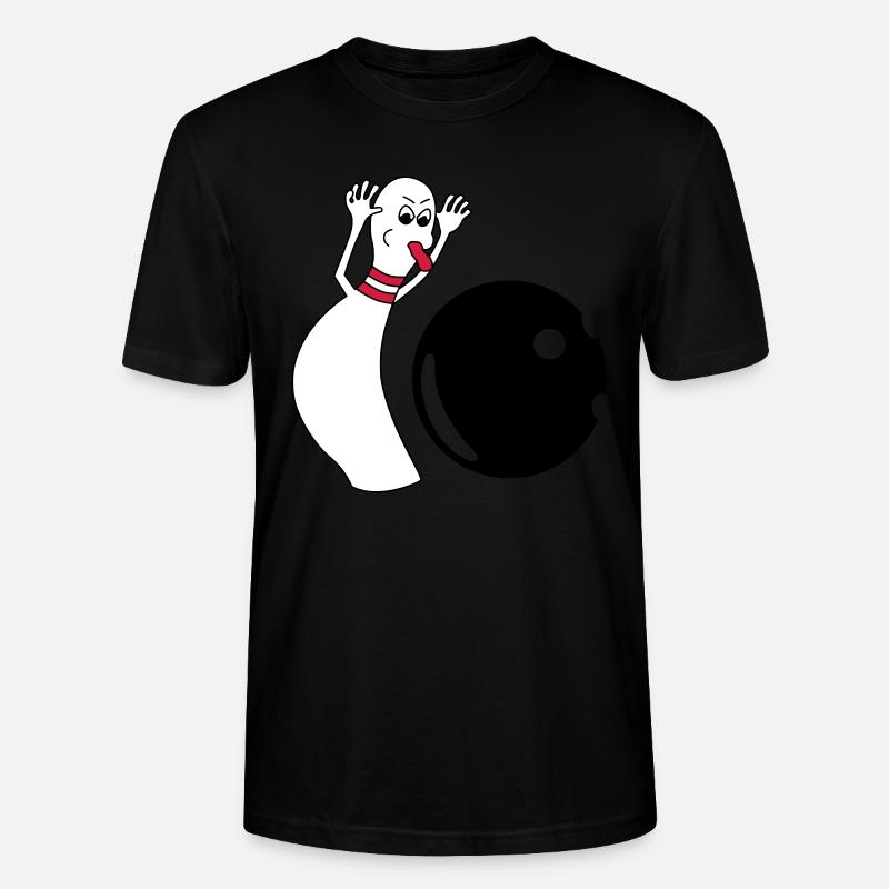 Bowling Pin - Stanley/Stella Unisex Bio-T-Shirt CRAFTER - Schwarz
