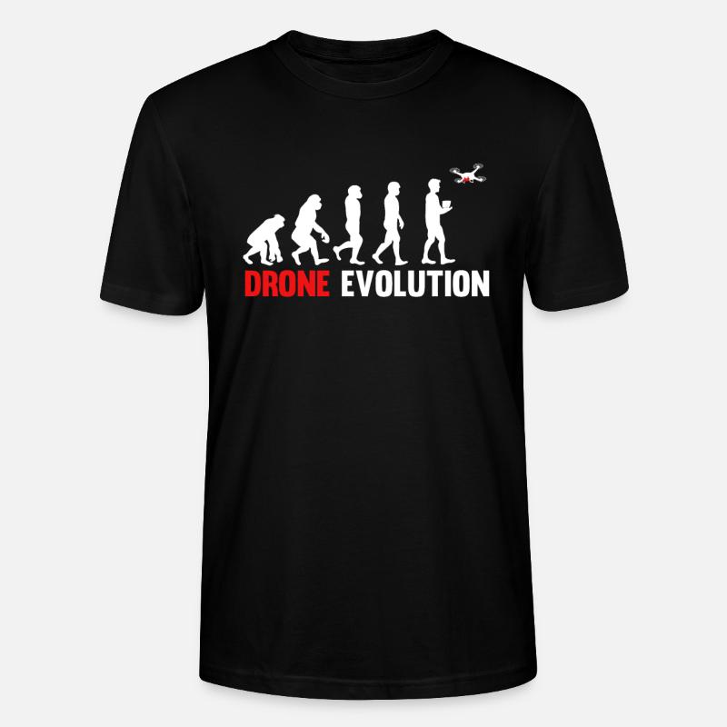 Drone Evolution - T-shirt bio CRAFTER Stanley Stella Unisexe - noir