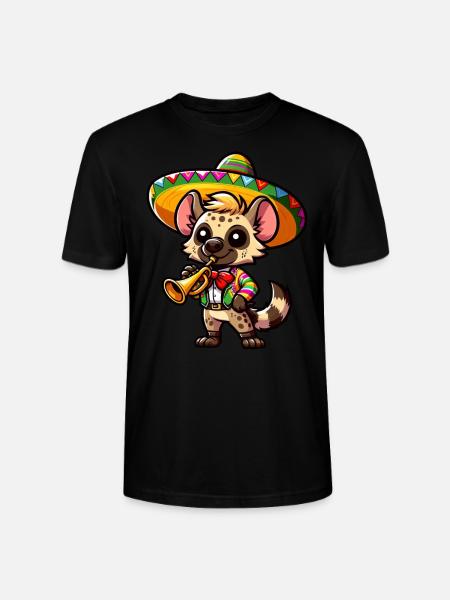 Cinco de Mayo Hyäne Trompeter - Stanley/Stella Unisex Bio-T-Shirt CRAFTER - Schwarz