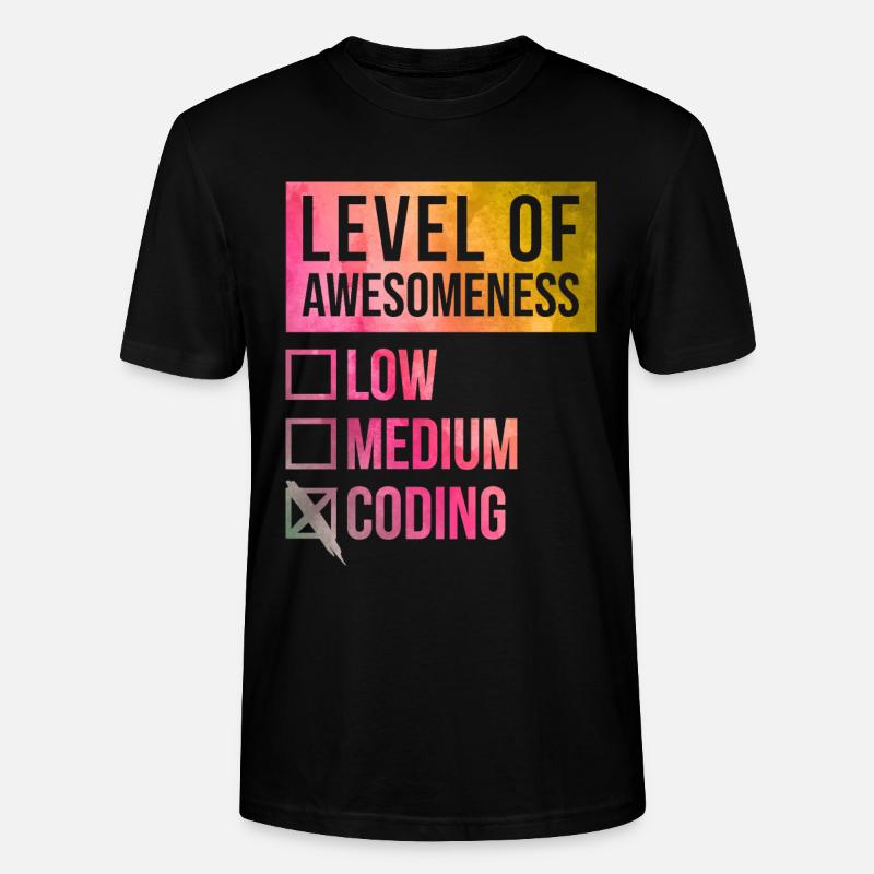 Codierung - Stanley/Stella Unisex Bio-T-Shirt CRAFTER - Schwarz