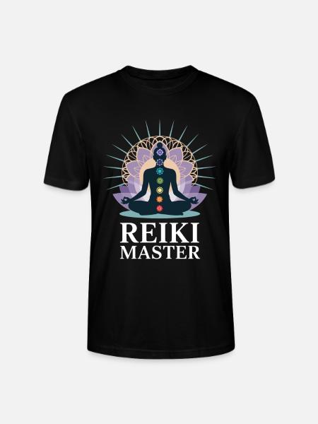 Reiki Master Chakra Energie Ganzheitlich - Stanley/Stella Unisex Bio-T-Shirt CRAFTER - Schwarz