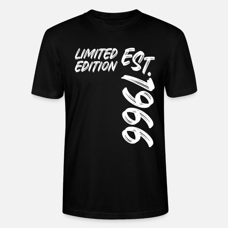 Édition limitée est. 1966 - T-shirt bio CRAFTER Stanley Stella Unisexe - noir