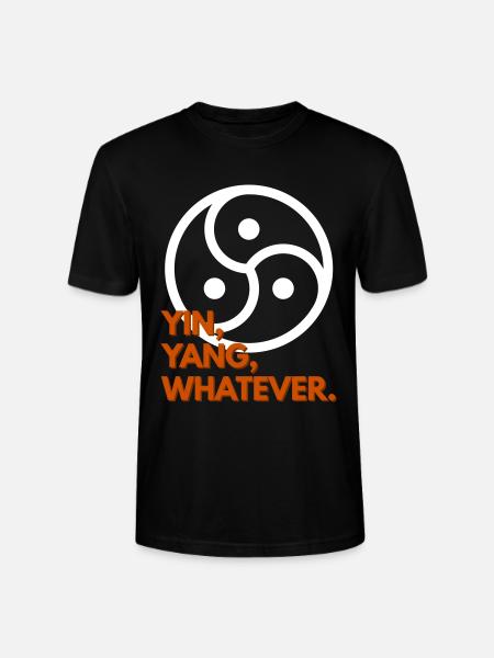 Yin, Yang, Whatever. - Stanley/Stella Unisex Bio-T-Shirt CRAFTER - Schwarz